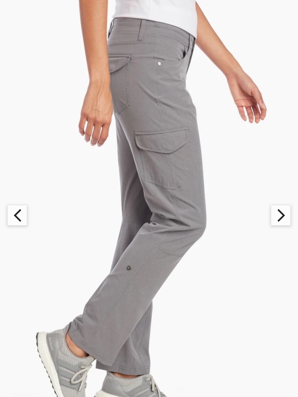 KÜHL Horizn Skinny Cargo Hiking Pants Gray Size 6 Short - Picture 2 of 15